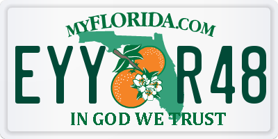 FL license plate EYYR48