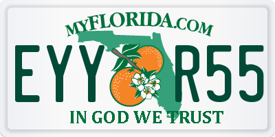 FL license plate EYYR55