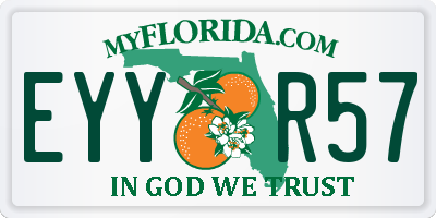 FL license plate EYYR57