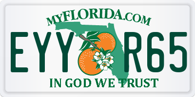 FL license plate EYYR65