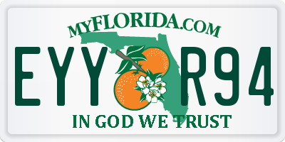 FL license plate EYYR94