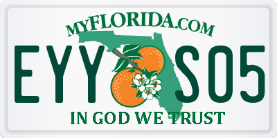 FL license plate EYYS05