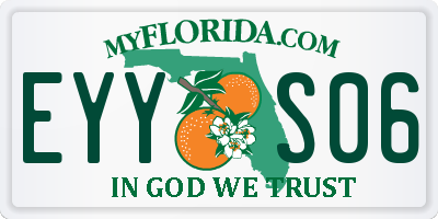 FL license plate EYYS06
