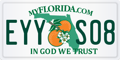 FL license plate EYYS08