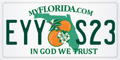 FL license plate EYYS23