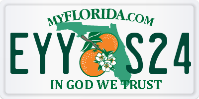 FL license plate EYYS24