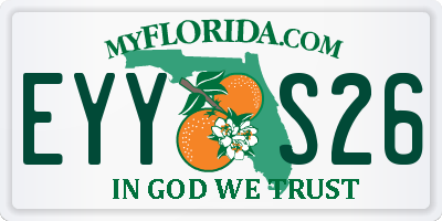 FL license plate EYYS26