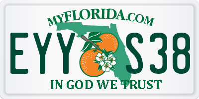 FL license plate EYYS38