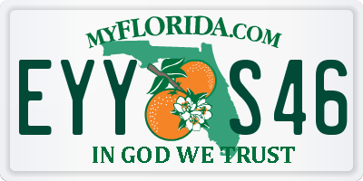 FL license plate EYYS46