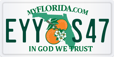 FL license plate EYYS47