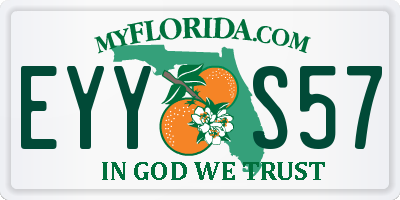 FL license plate EYYS57