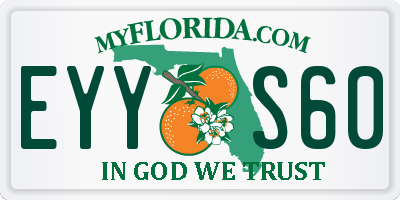 FL license plate EYYS60