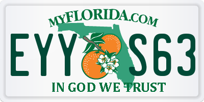 FL license plate EYYS63