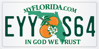 FL license plate EYYS64