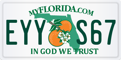 FL license plate EYYS67