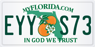 FL license plate EYYS73