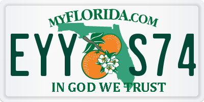 FL license plate EYYS74