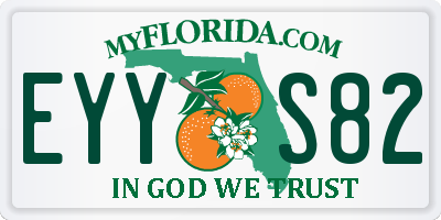 FL license plate EYYS82