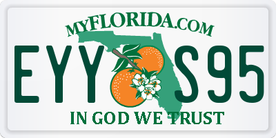 FL license plate EYYS95