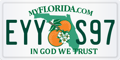 FL license plate EYYS97