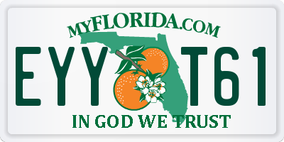 FL license plate EYYT61