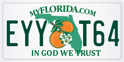 FL license plate EYYT64