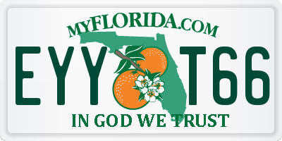 FL license plate EYYT66