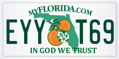 FL license plate EYYT69