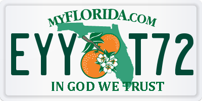 FL license plate EYYT72