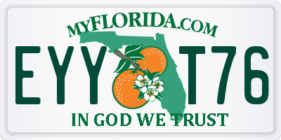 FL license plate EYYT76