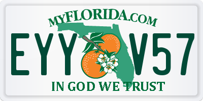 FL license plate EYYV57