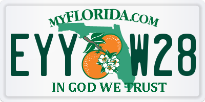 FL license plate EYYW28