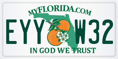 FL license plate EYYW32