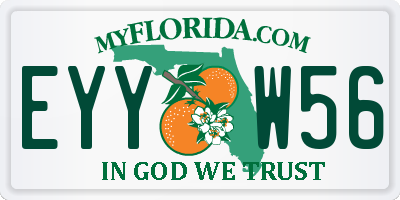 FL license plate EYYW56