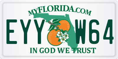 FL license plate EYYW64