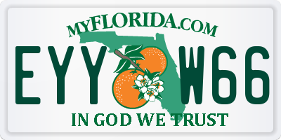 FL license plate EYYW66