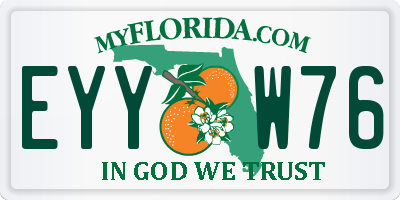FL license plate EYYW76