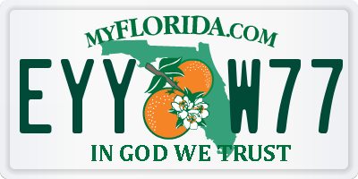 FL license plate EYYW77