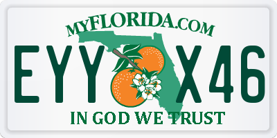 FL license plate EYYX46