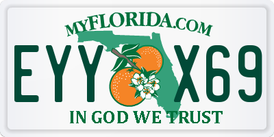 FL license plate EYYX69