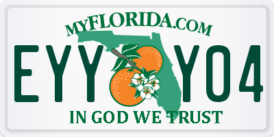 FL license plate EYYY04