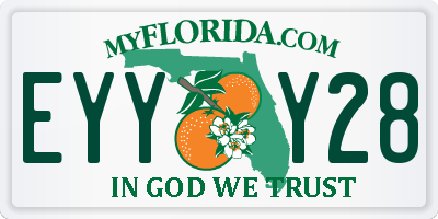 FL license plate EYYY28