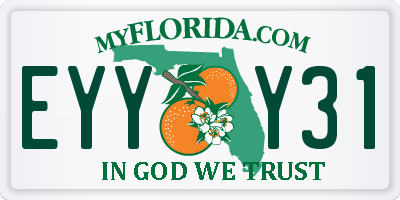 FL license plate EYYY31