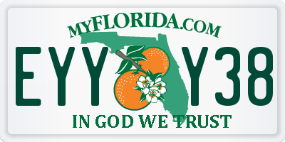 FL license plate EYYY38