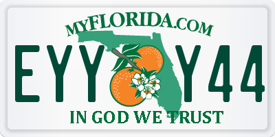 FL license plate EYYY44