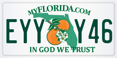 FL license plate EYYY46