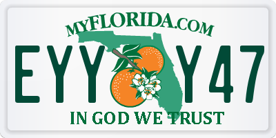 FL license plate EYYY47