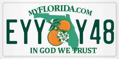 FL license plate EYYY48