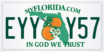 FL license plate EYYY57