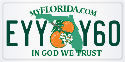 FL license plate EYYY60